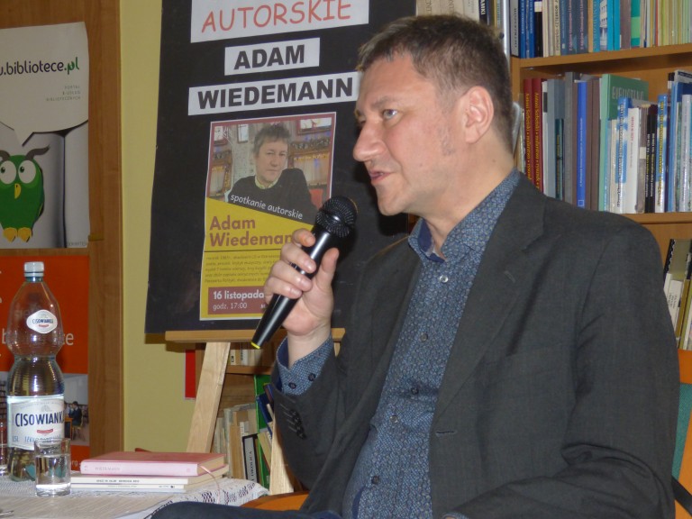  Adam Wiedemann w Bibliotece Publicznej