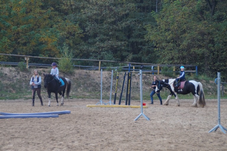  Uczniowie ZSS uczą się jazdy konnej