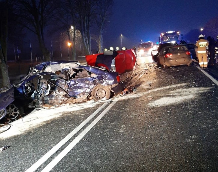  Ofiarą wypadku jest 21-latek z Wieruszowa 