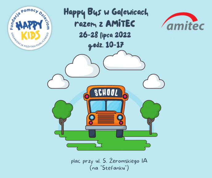  Happy Bus razem z firmą Amitec w Galewicach!