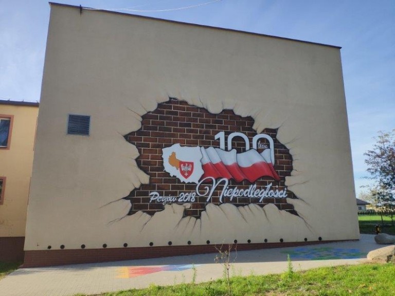  Powstał mural na 100 rocznicę Niepodległości