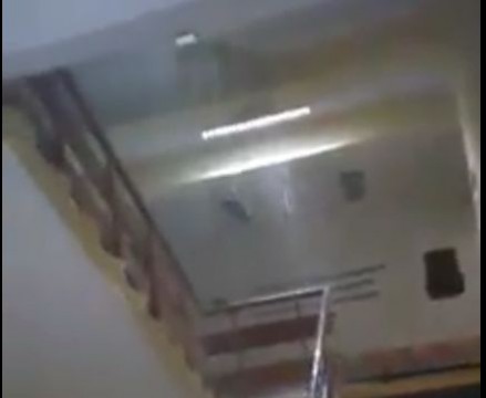  Woda lała się strumieniami w kępińskim szpitalu /film/
