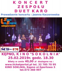  Duet Karo z koncertem w Kępnie