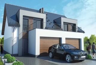 Zdjęcie -  Na sprzedaż nowe domy jednorodzinne w zabudowie bliźniaczej na osiedlu przy ulicy Kępińskiej w Laskach