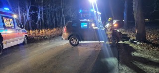  Wypadek w gminie Galewice. Dwie osoby poszkodowane 