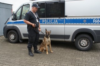  Pies z wieruszowskiej Komendy Policji odpoczywa na emeryturze 