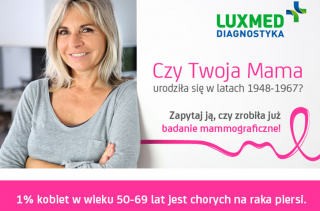  Darmowe badania mammograficzne już 22 listopada