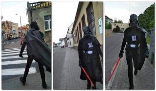  Lord Vader z wizytą w mieście 