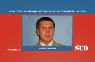  Leszek Dominas - kandydat na urząd wójta Gminy Bolesławiec